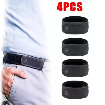 4X BeltBro Titan No Buckle Elastic Belt For Men-Fits 1.5 Inch Belt Loops Comfort