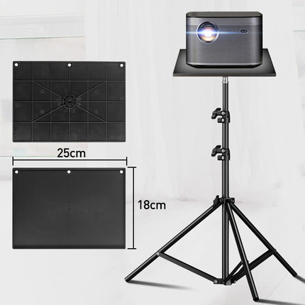 Projector Tripod Stand Foldable Laptop Tripod Bracket with Tripod Tray DJ Rack