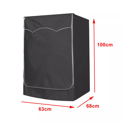 Waterproof Dustproof Washing Machine Top Cover Protect Front Load Washer Dryer  (63x68x100cm)