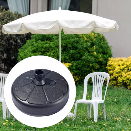 38cm Plastic Parasol Outdoor Round Umbrella Base Stand Beach Garden Yard
