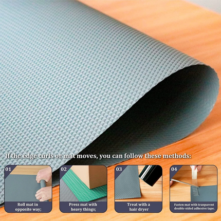 Drawer Mat Non-Slip Kitchen Cabinet Liner Cupboard Shelf Protector Pad 60x600cm