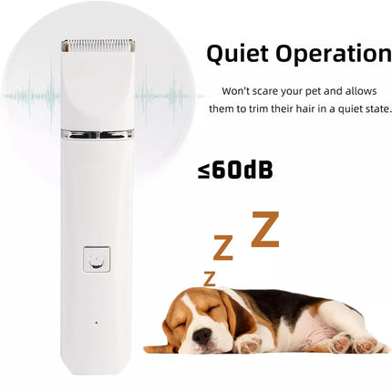 Professional Pet Cat Dog Clippers Grooming Kit Pet Hair Trimmer Electric Shaver