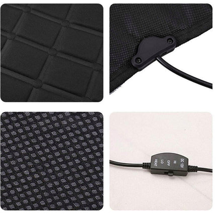 Heated Car Auto Seat Warmer Cushion Cover 12V Universal Winter Heated Seat Pad