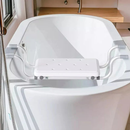 Bath Bench Bathtub Stool Support Tray Shower Chair Pad for Disabled Elderly