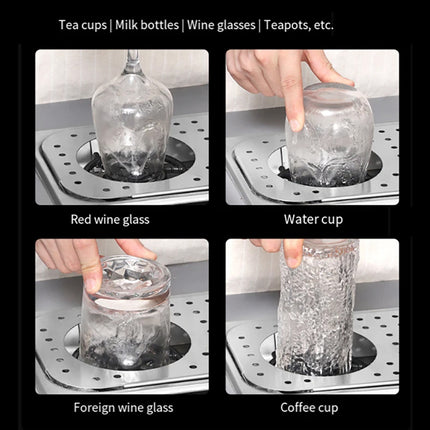 Pitcher Rinser 304 Stainless Steel Bar Glass Cleaning Rinser Cup Washing Machine