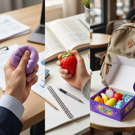 8-Piece Set Mystery Squishy Box Malt Sugar Stress Relief Fidget Toys   (Type#A-8PCS)