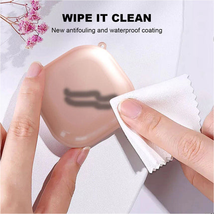 2 Pcs Silicone Protective Cover Case Clear Samsung Galaxy Buds 2 Live Pro Earbuds With