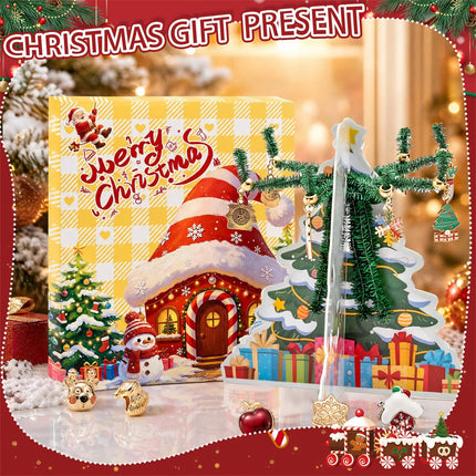2026 Christmas Advent Calendar Bracelets 24 Days Xmas Countdown DIY Jewelry
