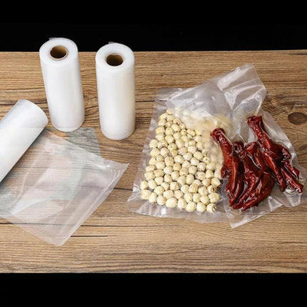 10 Rolls Vacuum Food Sealer Roll Bags 6mx28cm Saver Seal Storage Heat Commercial