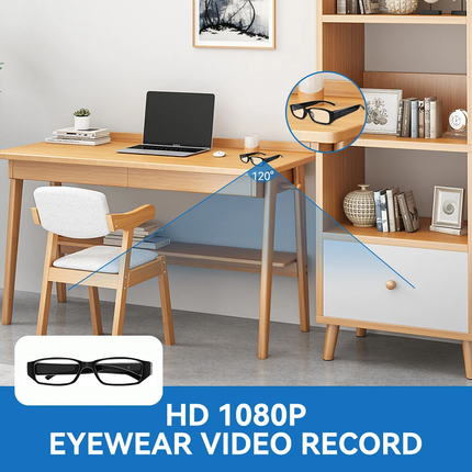 1080P HD Glasses Wearable Camera Outdoor Sports Cam Eye Glasses w/ 32G Card