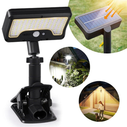 92 LED Outdoor Solar Clip Light for Patio and Garden