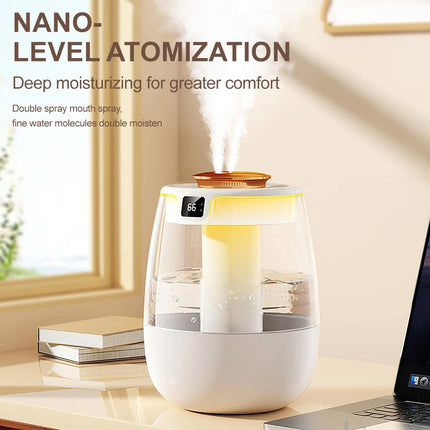 Cool Mist Air Humidifier 2.2L for Bedroom Home Office  Room Air Purifier