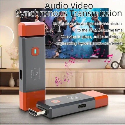 1080P 50M Wireless HDMI Extender Transmitter Receiver Adapter TV Stick Dongle