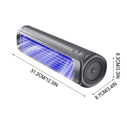 Portable Air Conditioner Cooling Fan Quiet with 3 Speeds 2026 Upgrade Rechargeable USB Desktop Tower Fan