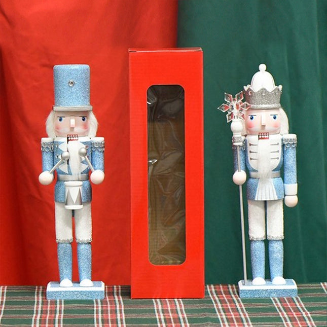 Wooden Nutcracker Soldier Gift Christmas Ornaments Xmas Party Decor 30cm