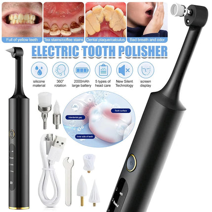 Tooth Polisher Plaque Remover for Teeth, Teeth Stain Remover Teeth Whitening Kit