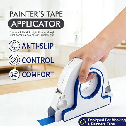 Painters Tape Applicator Set Masking Master Tape Dispenser w/ Scraper Tape Tool