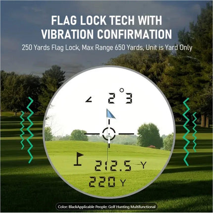 Golf Rangefinder 600M Laser Range Finder Distance Slope Angle Vibration