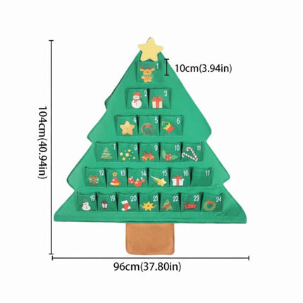 Christmas Tree Hanging Design Festive Hanging Pouch Xmas Atmosphere