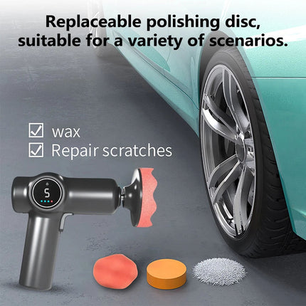85W Cordless Car Polisher Electric Buffer Rechargeable Sander Portable Polisher