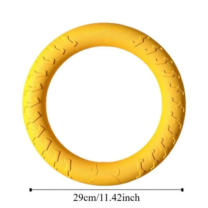Dog Flying Ring Toy Floating Disc Outdoor Fitness Durable Interactive Chew Toys