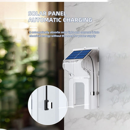 Waterproof Solar Charging Camera Intercom Rain Cover Wireless Video Doorbell