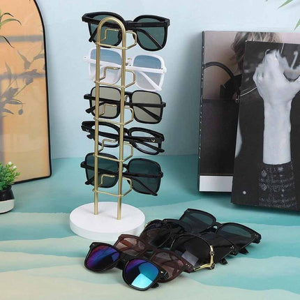 Space Saving Eyeglass Organizer Removable Desktop Glasses Holder Store