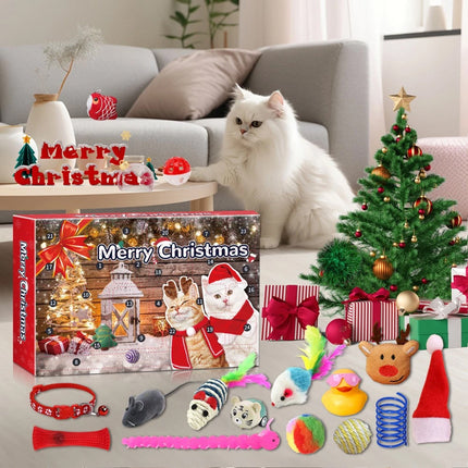 Cat Advent Calendar 2026 Christmas Countdown Calendar for Kitten Toys