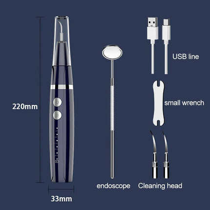 Ultrasonic Tooth Cleaner Plaque Remover Teeth Stain Tartar Calculus Remove
