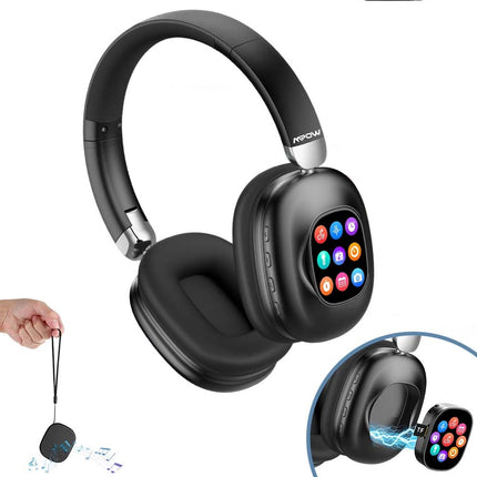 Bluetooth 6.0 Wireless Headphones Hi-Fi Noise Cancelling Over Ear Headset