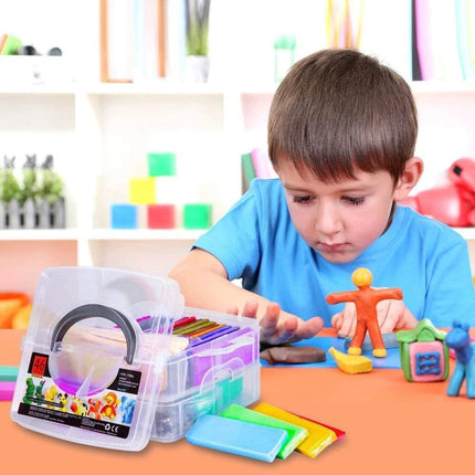Polymer Clay Kit 46 Blocks Colors Oven Bake Clay Modeling DIY Boys And Girls TOYS Gifts AU