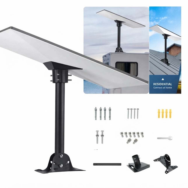 Fits Roof Starlink Gen 3 Mount 360° Adjustable Pivot Heavy Duty Outdoor Pole Kit