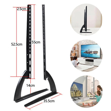 Universal Table Top TV Stand Riser Leg Mount For Sony LG LED LCD Flat TV 32-70"