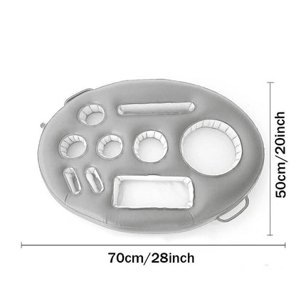 8 Holes Inflatable Swimming Pool Floating Tray Beer Drink Cup Holder Beach Party