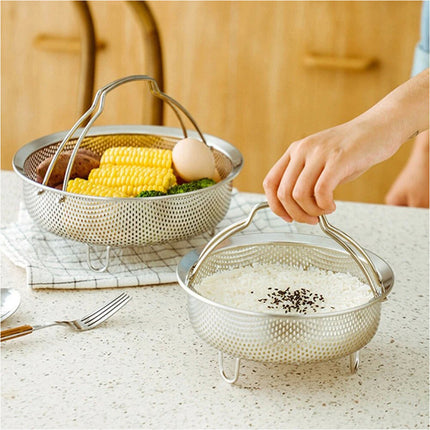 22CM Stainless Steel Vegetable Steamer Basket For Instant Pot Insert Steamer Basket