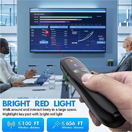 Wireless USB PowerPoint Presenter Remote Slide Advancer Presentation Clicker