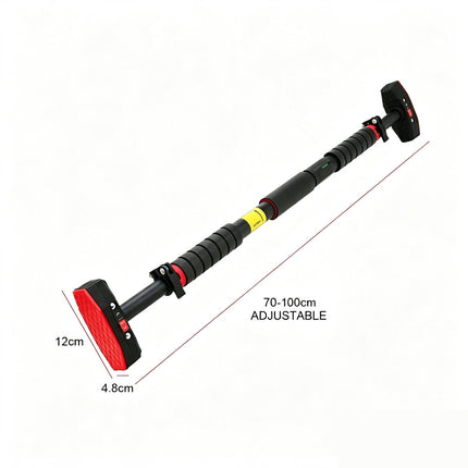 Adjustable Pull Up Bar for Doorway 70-100CM Chin Up Home Gym Workout Bar