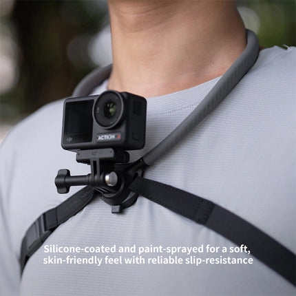 Neck Hold Mount Holder Compatible with GoPro Hero Series and Insta360 DJI Cameras