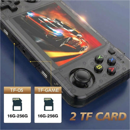 10000+ Games 3.5inch Portable Video Game Consoles Retro Handheld Console black 64GB
