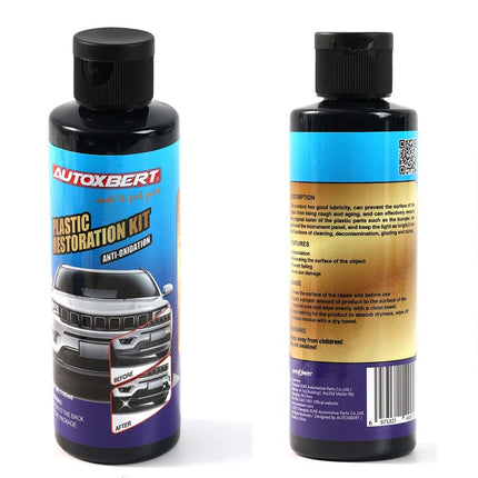 2x Plastic Bumper Trim Mold Restorer Back To Life Revives Vinyl Rubber Car