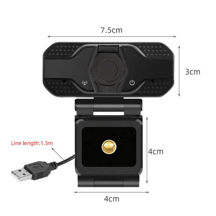 Full HD 1080P Webcam For PC Desktop Laptop FHD Web USB Camera with Microphone