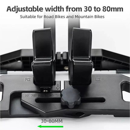 Adjustable Width Bicycle Bike Stand Floor Parking Rack Storage Holder