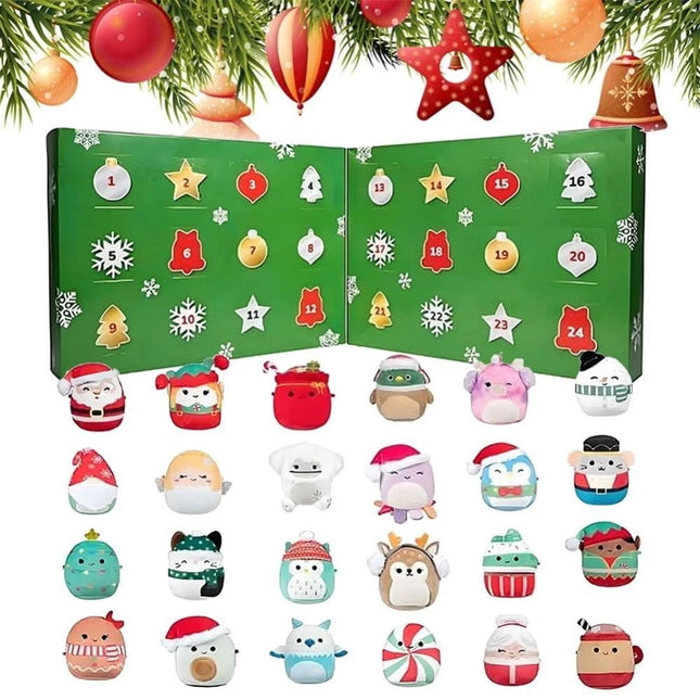 Advent Calendar 24 Days Squishmallows 2.5'' Micromallows 2026 Christmas Holiday (1pcs)