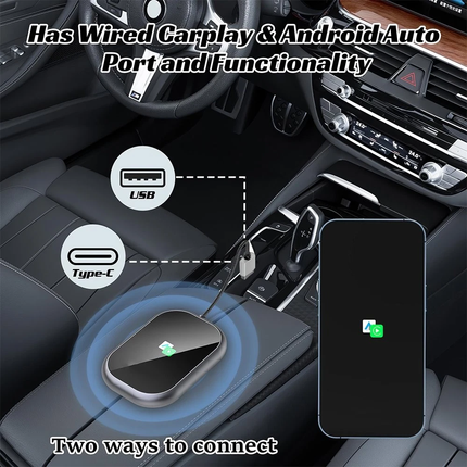 Wireless Carplay Adapter Car Dongle for Apple Android Auto Adapter Connect Box