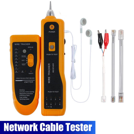Ethernet Network Toner RJ11 RJ45 Telephone Cable Tester LAN Tracker Wire Finder