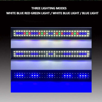 60-80CM Aquarium Light Fish Tank LED Lighting Full Spectrum Aqua Plant Lamp