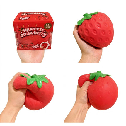 Squishy STRAWBERRY 16cm Extra Large Fidget Toy Squishy