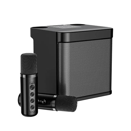 Wireless Bluetooth Speaker Home Karaoke Singing Machine Dual Microphone