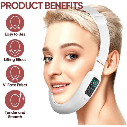 Electric Massage Double Chin Remover Face Lift Firming V-line Chin USB Recharge
