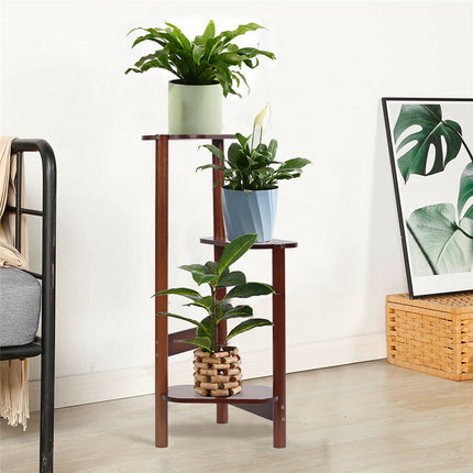 3 Tier High Low Plant Stand Flower Pot Holder Shelf for Garden Living Room Patio